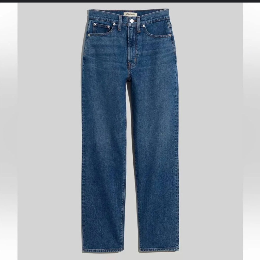 Madewell Perfect Vintage Straight Jean in Mayfield wash